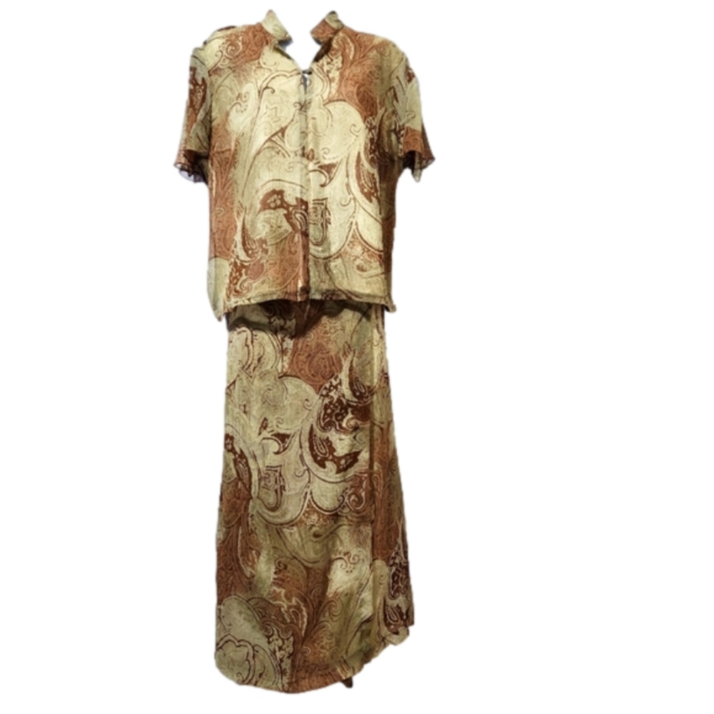 Hiroko vintage Skirt & Blouse set